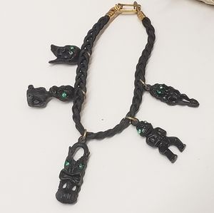 Unique Men With Green Eye Charm Bracelet